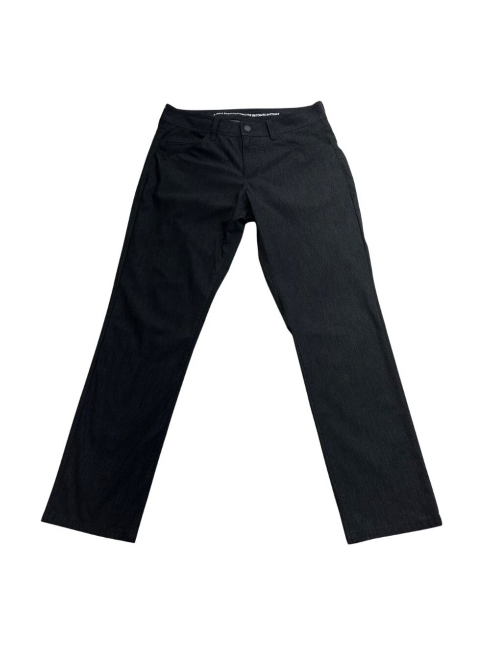 Rhone Mens Commuter 5 Pocket Slim Straight Pants Size 31x29 Gray Performance